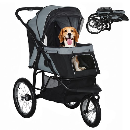 Pawhut wheel pet stroller - 3,