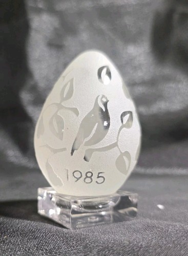 Vintage frosted glass - frosted, egg