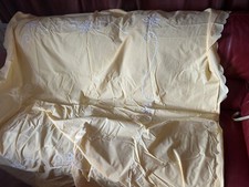 Double Duvet Set Lemon Floral Pattern Duvet Cover & 2 Large Pillowcases