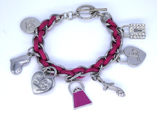 Lipsy Charm Bracelet, Silver T