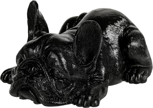 Resin sleeping french bulldog - resin,