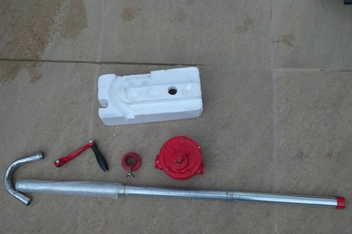 Rotary hand drum - hand, oil
