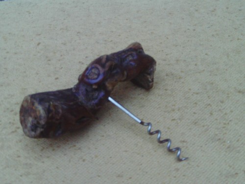 Vintage burl wood grape - vintage,