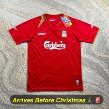 🚨 LAST ONE | Liverpool Reebok 2005/06 Home T-Shirt | Gerrard #8 ⭐️ | M ✅