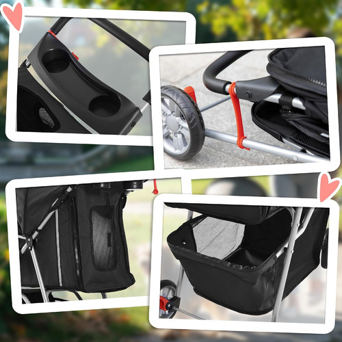 Pet travel stroller cat dog - travel,