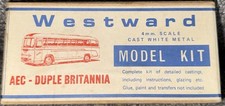Rare Westward AEC / Duple Brittania Whitemetal  1:76 model bus kit.
