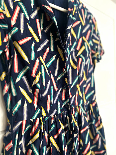 Button colour pencil - pencil, print