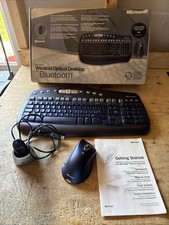 Microsoft Wireless Optical Desktop for Bluetooth Keyboard Mouse Receiver Boxed