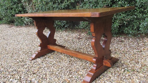 Antique oak kitchen table
