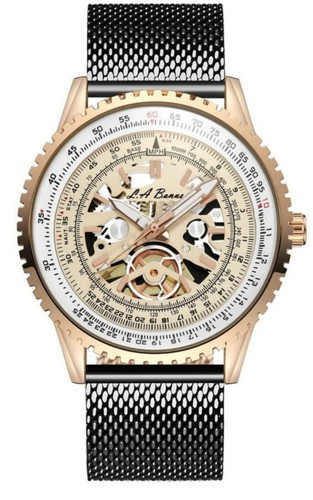 Mens banus skeleton - banus, dial