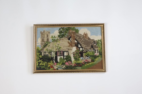 Vintage framed completed - vintage,