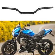 Matte Black Motorcycle 7/8" Tracker Handlebars Drag Bars For Suzuki SV650 SV650N