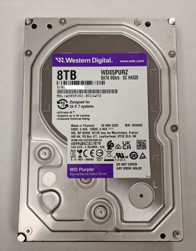 Western digital wd85purz - digital, 8tb
