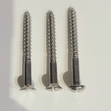 Stainless steel slotted wood