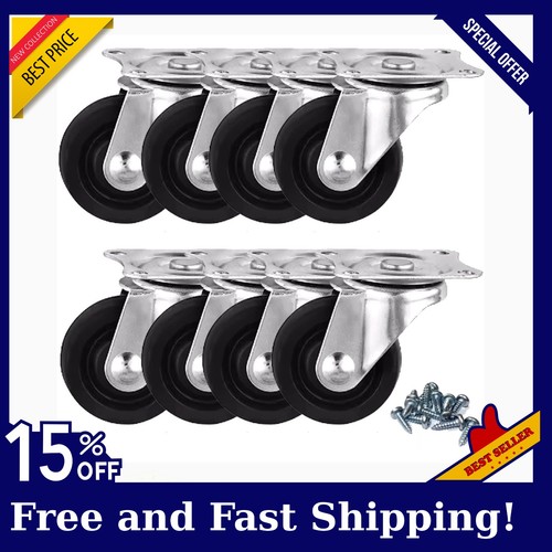 Pack swivel caster wheels - 1",