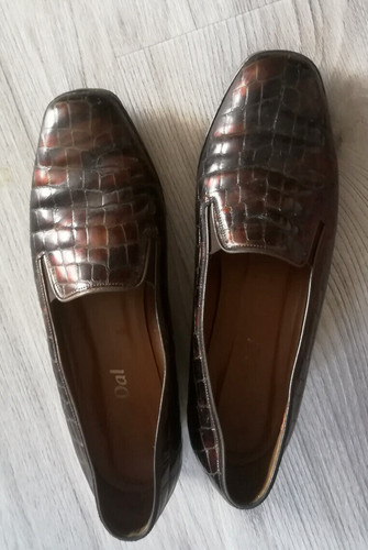 Van dal brown patent leather - van,