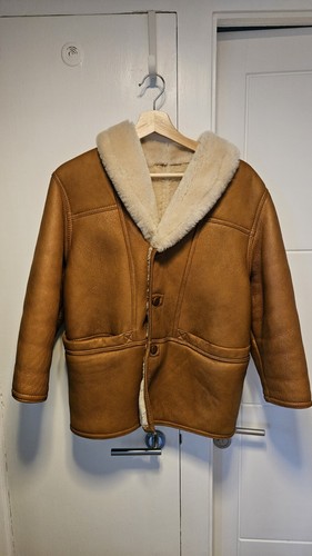 Vintage shearling jacket - vintage,
