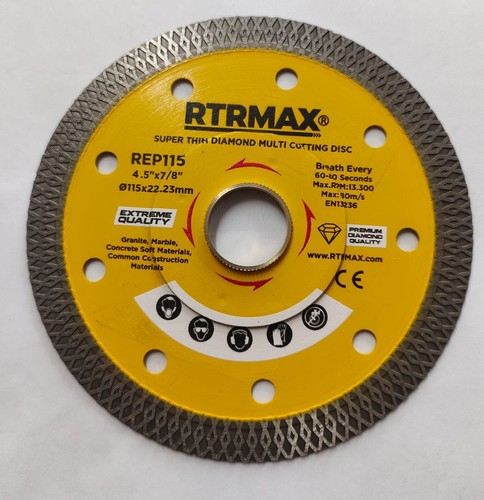 115mm diamond cutting - 4.5",