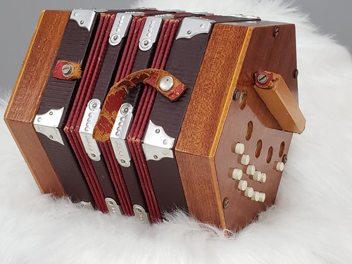 Vintage silvertone concertina - vintage,