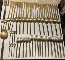 Vintage Thai Bronze Cutlery