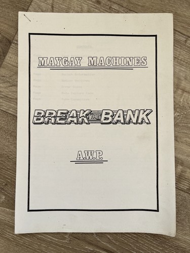 Maygay break the bank - maygay,