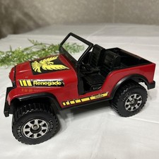 Tonka Jeep Tin Toy Vintage 1970s 25.5cm Used Collectible