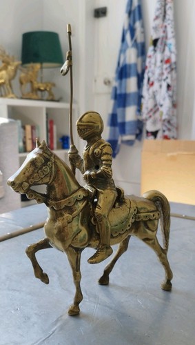 Solid brass knight - solid,