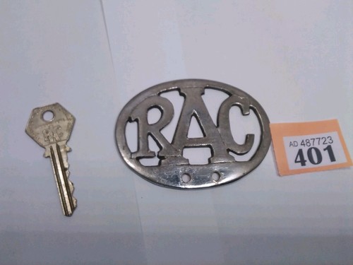 Rac car grill badge - rac,