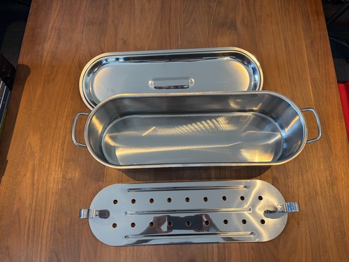 Stainless steel fish - steel, steamer