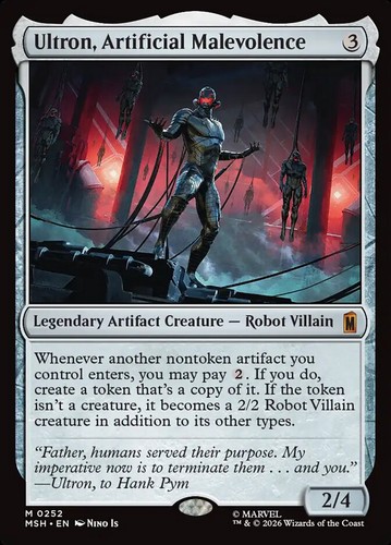 Ultron artificial malevolence - artificial,