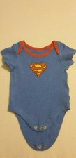 M&S baby short sleeve body Superman 0-3 m 