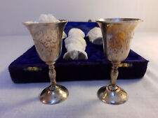 Vintage EPNS Goblets Cups