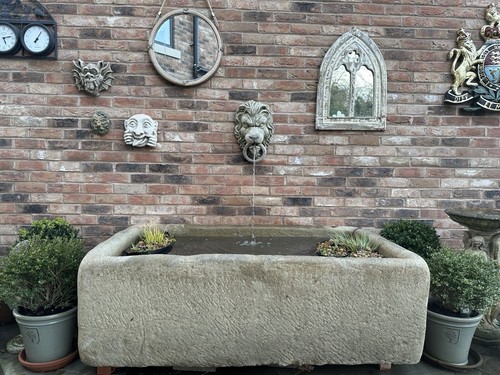 Large cast stone - large, trough