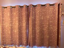 Next Lilac Stars Eyelet Blackout Curtains 168W x 137D