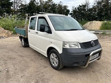 VW Transporter T5 Doka Crew Chassis Cab Double Pick Up Tipper Truck 1.9