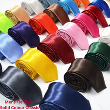 MENS PREMIUM SILK SATIN SOLID