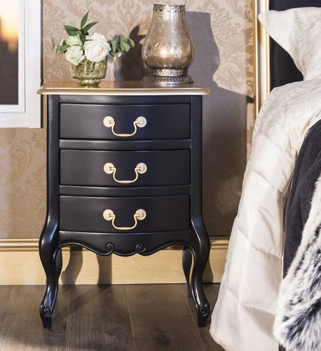 Juliette black and gold - black,