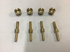 Weber 40/45/48 Carburettor Pump Jets and brass retaining screws.