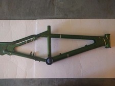 Vintage Mongoose Bike Frame 20 Inch Green BMX Old School Bicycle Freestyle 