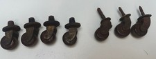 Victorian ceramic castors - victorian,