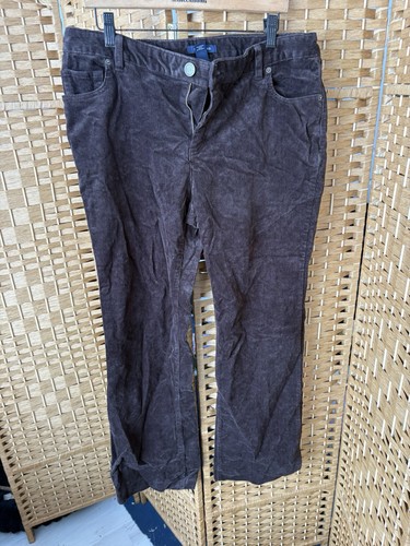 Ladies brown lands end cord - brown,