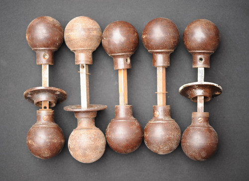 Brown bakelite door knobs for - bakelite,