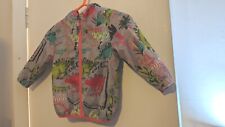 Girls Next Grey Dinosaur Lined Raincoat Mac Age 2-3