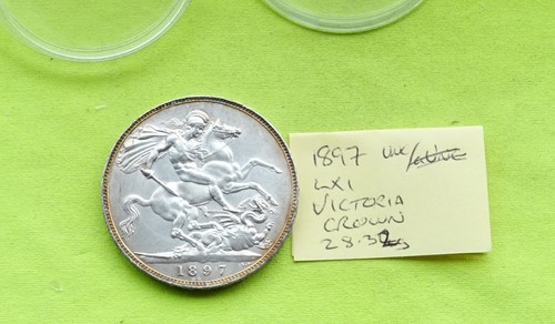 1897 unc lxi silver - 1897,