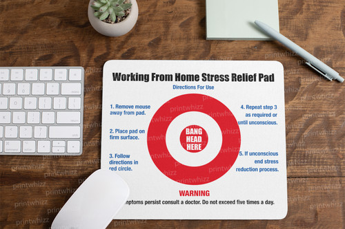 Working from home - working, mouse