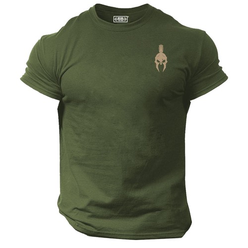 Spartan helmet shirt - t, pocket