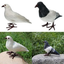 2Pcs Artificial Feather Pigeon
