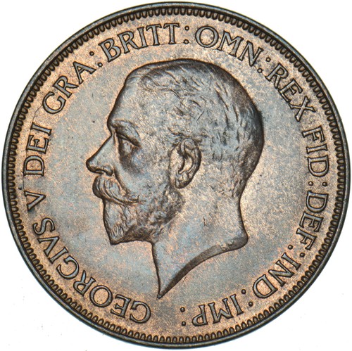 1930 penny george v british - -,
