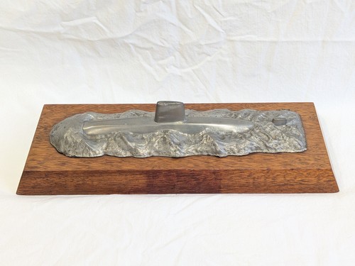 Vintage cast metal submarine - vintage,