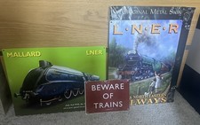 Railway - Trains - Retro metal signs Bundle